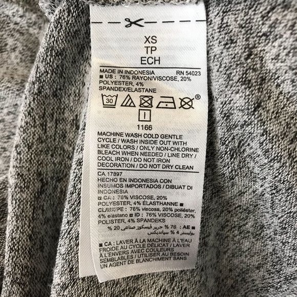 Old Navy Womens Gray Space Dye Stretch Knit Swing Sleeveless Tank Dress Size XS - Picture 7 of 8